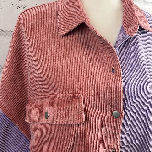 POL Mona Purple Tomato Corduroy Jacket - Picture 11 of 16